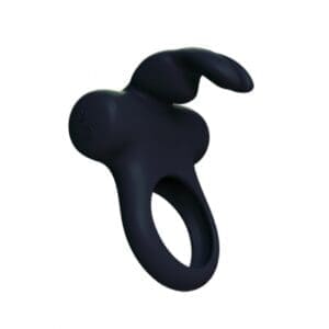 OhhhBunny - Frisky Bunny Vibrating Ring Zwart-mentoys.nl