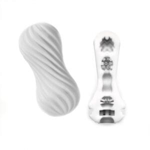 Tenga - Flex Masturbatie Sleeve Silky Wit-mentoys.nl