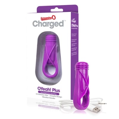 The Screaming O - Charged Oyeah Plus Ring Paars-mentoys.nl