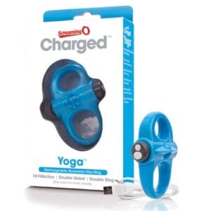 The Screaming O - Charged Yoga Vibe Ring Blauw-mentoys.nl