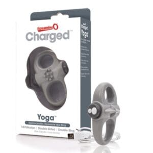 The Screaming O - Charged Yoga Vibe Ring Grijs-mentoys.nl