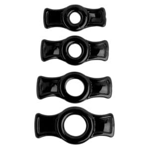 Titan Men Cockring Set - Zwart-mentoys.nl